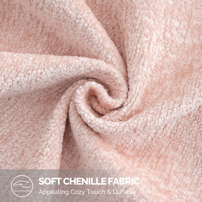 Ystyle 2 Pieces Chenille Cushion Covers 60x60cm Soft Velvet-YSTYLE