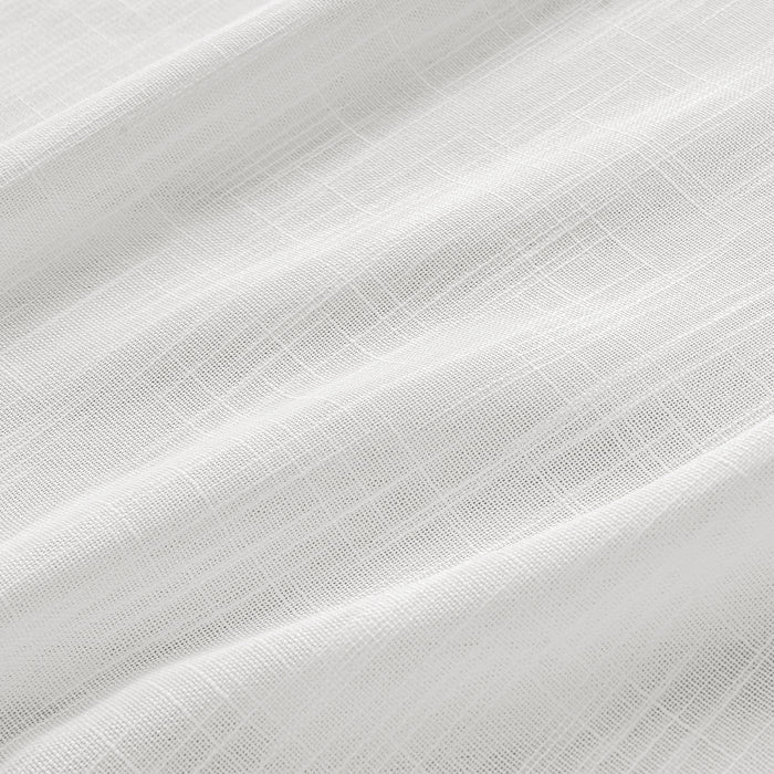 YSTYLE 2 Pieces Linen Look Voile Curtains Eyelets-YSTYLE