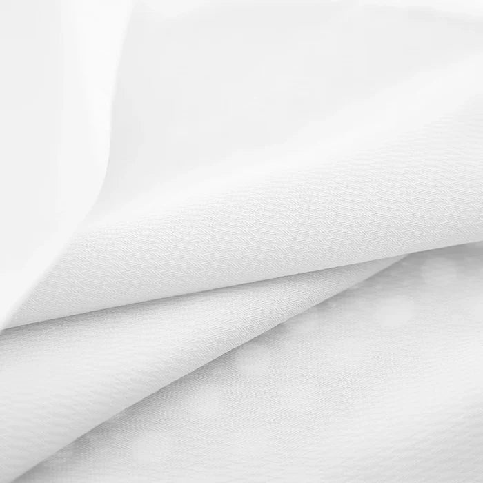 YSTYLE 2 Pieces Semi Sheer Voile Curtains Linen Look-YSTYLE