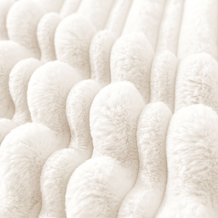 Ystyle 2 Pieces Short Wool Cushion Covers 60x60cm Soft Velvet-YSTYLE
