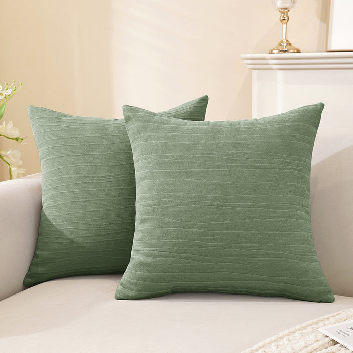 Ystyle 2 Pieces Sofa Cushion Covers 60x60cm Geometric Pattern-YSTYLE