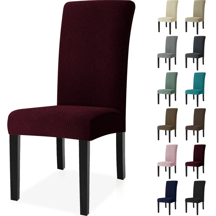 YSTYLE 6 Pieces Soft Stretch Chair Covers with Backrest Universal Fit-YSTYLE