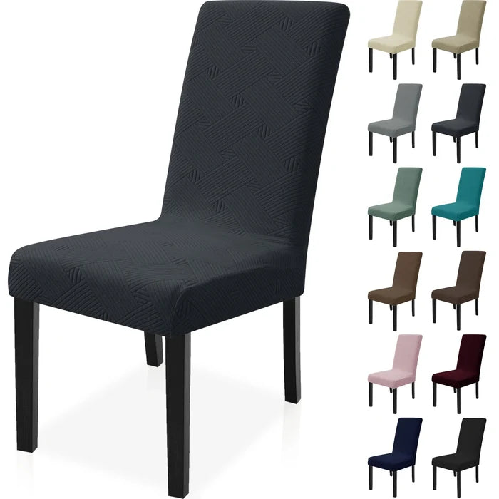 YSTYLE 6 Pieces Soft Stretch Chair Covers with Backrest Universal Fit-YSTYLE