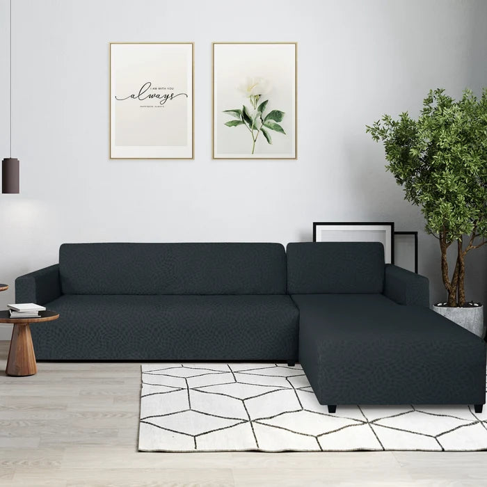 YSTYLE 2 Pieces Stretch Corner Sofa Cover 1 and 2 Seater L Shape-YSTYLE