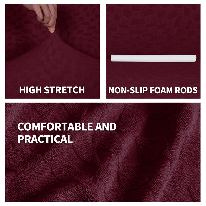 YSTYLE 2 Pieces Stretch Corner Sofa Cover 2 and 3 Seater L Shape
