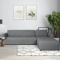 YSTYLE 2 Pieces Stretch Corner Sofa Cover 3+4 Seater L Shape-YSTYLE