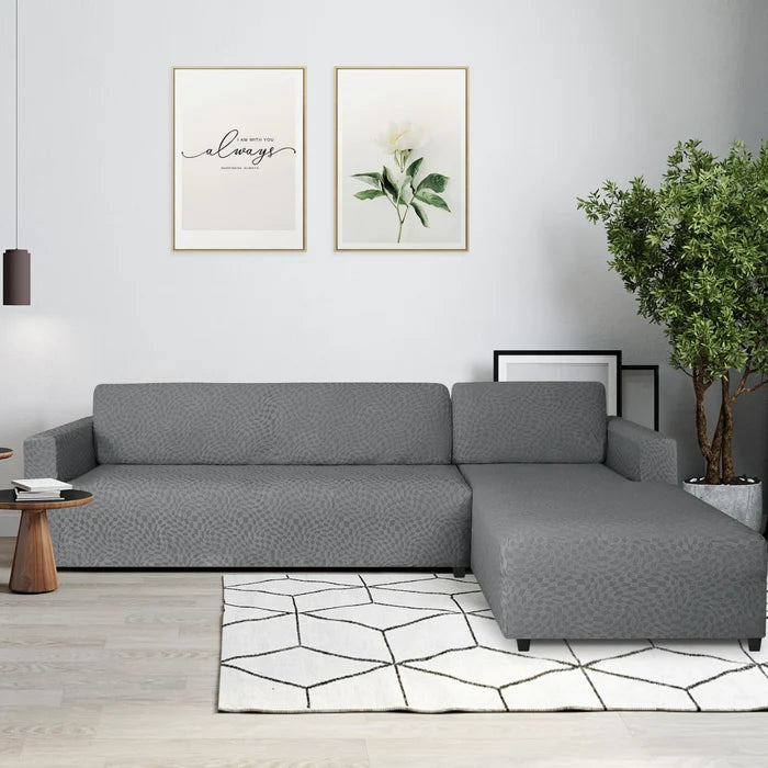 YSTYLE 2 Pieces Stretch Corner Sofa Cover 3+4 Seater L Shape-YSTYLE
