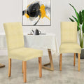 YSTYLE 6 Pieces Stretch Dining Chair Covers Jacquard Pattern-YSTYLE