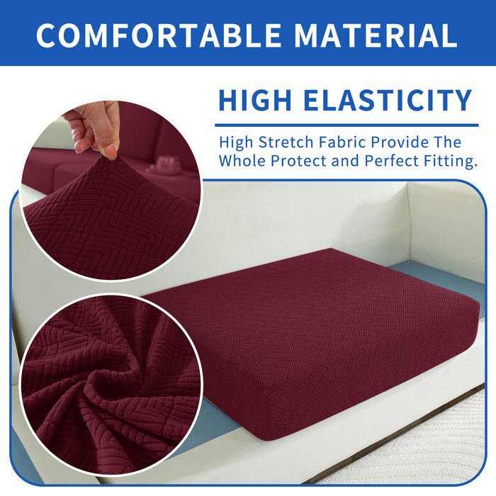 YSTYLE 2 Pieces Stretch Sofa Seat Cover 1 Seater Anti Slip-YSTYLE