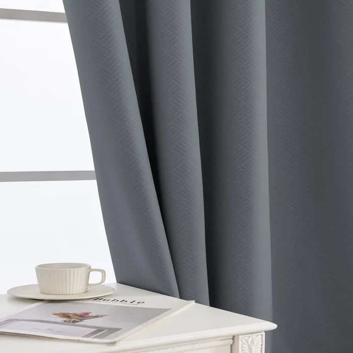 YSTYLE 2 Pieces Velvet Blackout Curtains Thermal Insulated-YSTYLE