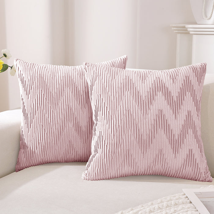 Peach Pink / 45×45 CM - 2 Pieces