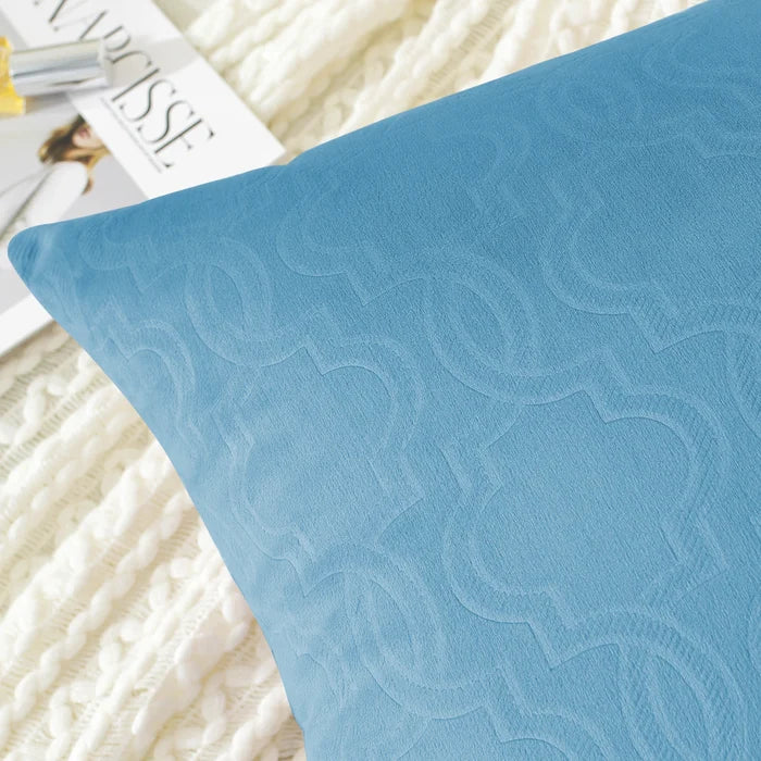 YSTYLE 2 Pieces Velvet Sofa Cushion Covers Geometric Design-YSTYLE