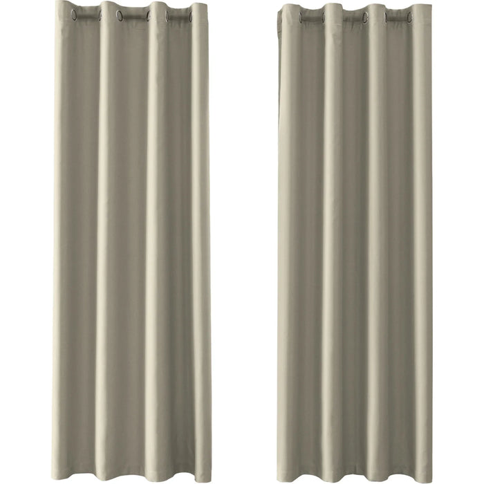 YSTYLE 2 Pieces Waterproof Blackout Curtains Thermal Insulated-YSTYLE