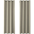YSTYLE 2 Pieces Waterproof Blackout Curtains Thermal Insulated-YSTYLE