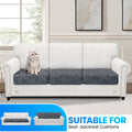 Ystyle 3 Piece Universal 1 Seater Stretch Sofa Cushion Cover-YSTYLE