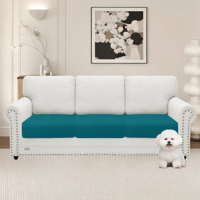 YSTYLE 3 Pieces Stretch Sofa Seat Cover 1 Seater Geometric Pattern-YSTYLE