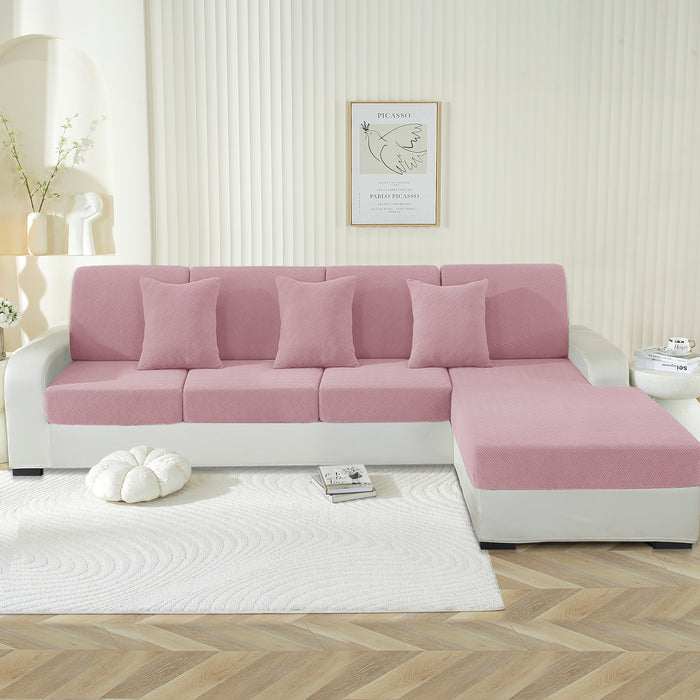 YSTYLE 3-Seater L-Shaped Stretch Sofa Seat Cover Anti Slip
