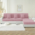 YSTYLE 3-Seater L-Shaped Stretch Sofa Seat Cover Anti Slip
