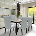 YSTYLE 6 Pieces Stretch Chair Covers With Backrest Soft Fabric-YSTYLE