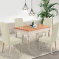 YSTYLE 4 Pieces Stretch Dining Chair Covers Diamond Jacquard-YSTYLE