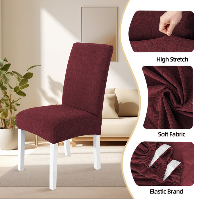 YSTYLE 4 Pieces Universal Stretch Chair Covers with Backrest