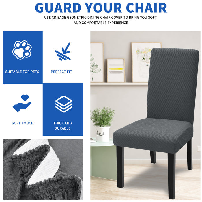 YSTYLE 6 Pieces Stretch Chair Covers With Backrest Soft Fabric