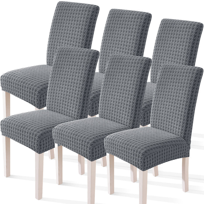 Ystyle 6 Pieces Stretch Chair Covers With Backrest Unique Pattern-YSTYLE