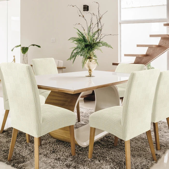 YSTYLE 6 Pieces Stretch Dining Chair Covers 48-70cm Back Height-YSTYLE