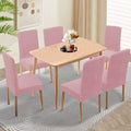 YSTYLE 6 Pieces Stretch Dining Chair Covers Diamond Jacquard-YSTYLE