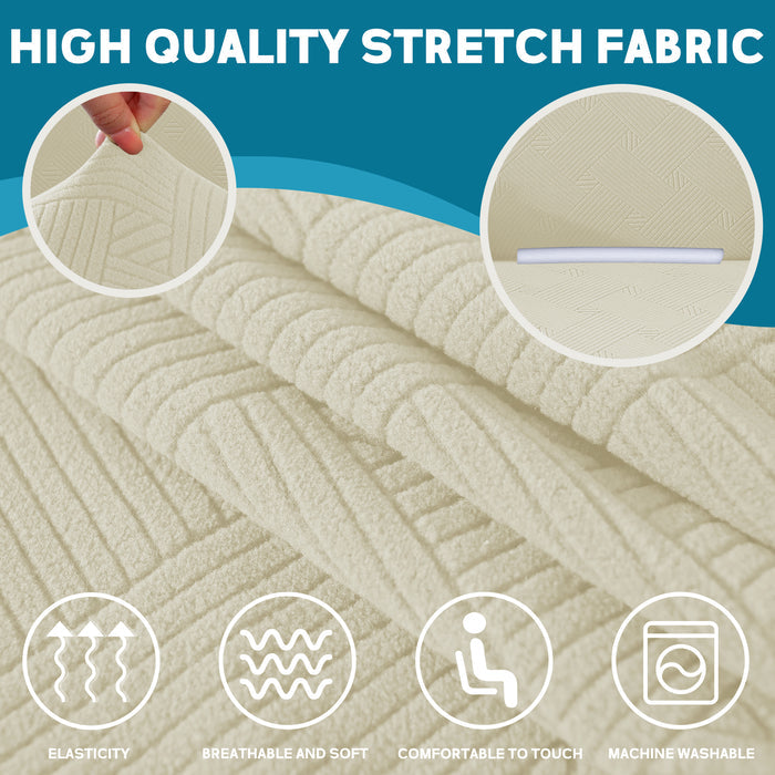 YSTYLE High Stretch 1 Seater Armchair Cover Anti Slip Washable