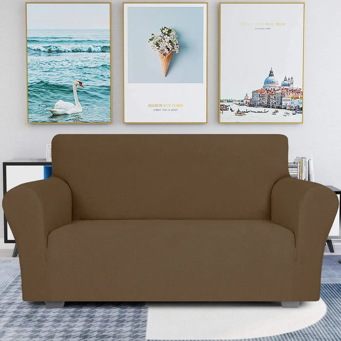 YSTYLE High Stretch 2 Seater Sofa Cover Anti Slip Washable-YSTYLE