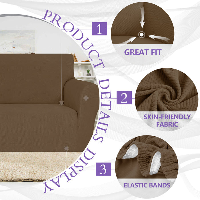 YSTYLE High Stretch 2 Seater Sofa Cover Anti Slip Washable