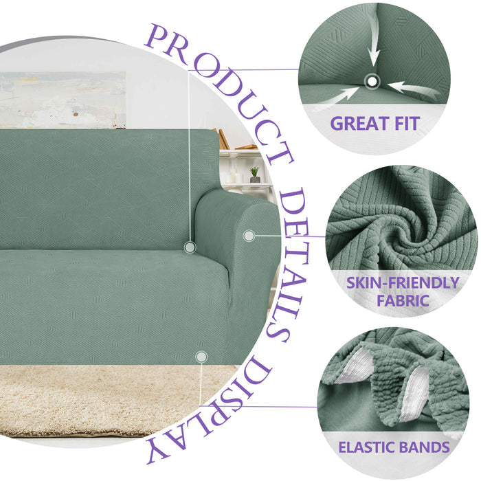 YSTYLE High Stretch 3 Seater Sofa Cover Anti Slip Washable