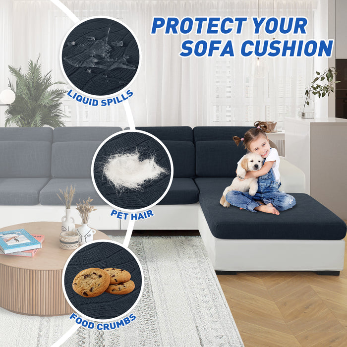 YSTYLE L-Shape & 2 Seater Waterproof Stretch Sofa Seat Cover Geometric