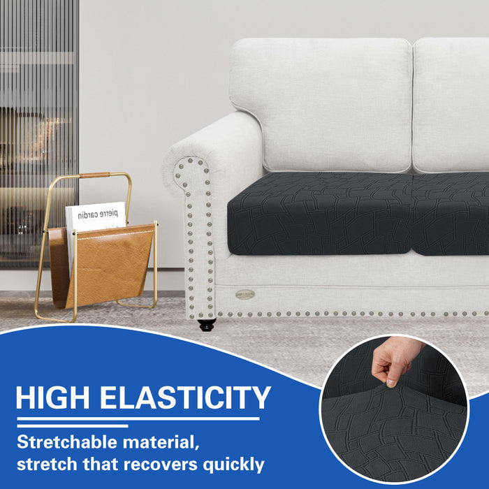 YSTYLE L-Shape Stretch Sofa Seat Cover Geometric Anti Slip