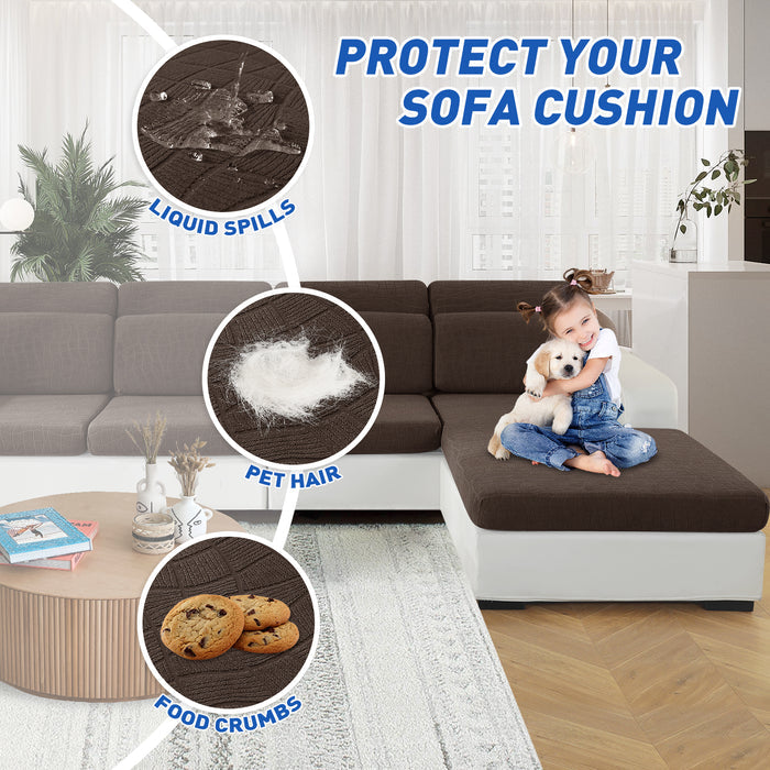 YSTYLE L-Shape Waterproof Stretch Sofa Seat Cover Geometric