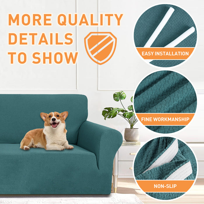 YSTYLE Stretch 1 Seater Sofa Cover Jacquard Anti-Slip