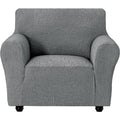 Ystyle Stretch 1 Seater Sofa Cover Jacquard Geometric Pattern-YSTYLE