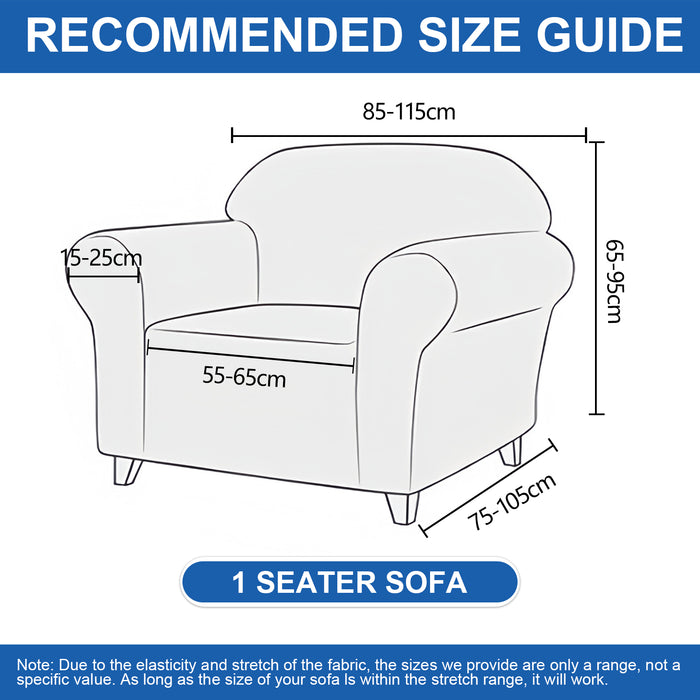 Ystyle Stretch 1 Seater Sofa Cover Super Elastic and Anti Slip-YSTYLE