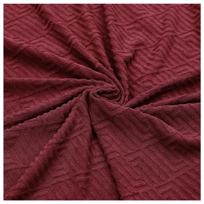 YSTYLE Stretch 1 Seater Sofa Cover with Armrests Geometric Jacquard Pattern-YSTYLE