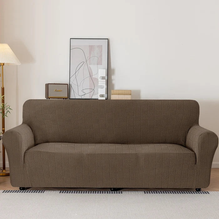 YSTYLE Stretch 2 Seater Sofa Cover 139-175 cm Geometric Pattern-YSTYLE