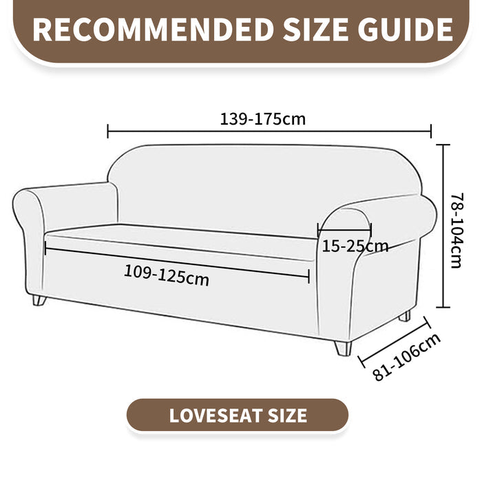 YSTYLE Stretch 2 Seater Sofa Cover 139-175 cm Geometric Pattern