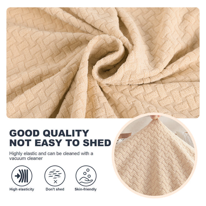 YSTYLE Stretch 2 Seater Sofa Cover Jacquard Anti-Slip