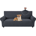 YSTYLE Stretch 4 Seater Sofa Cover with Armrests Anti Slip-YSTYLE