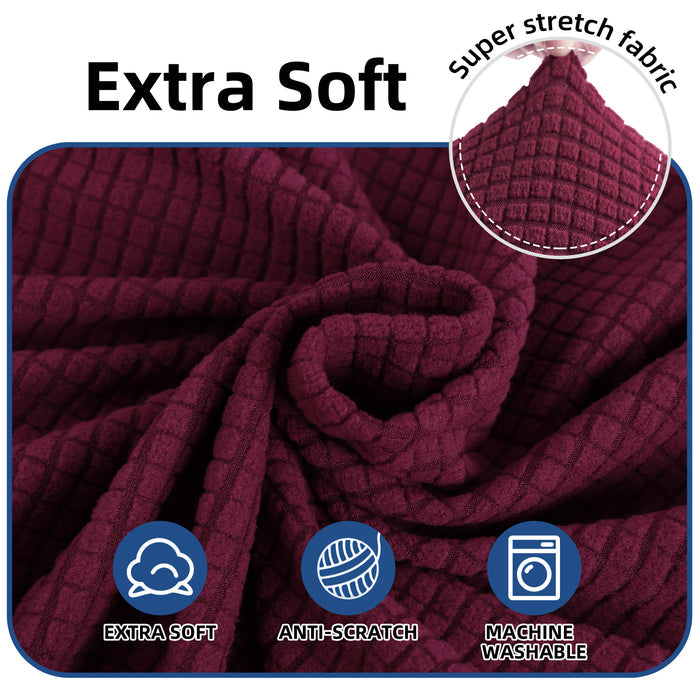 YSTYLE Stretch 2 Seater Sofa Cover with Armrests Anti Slip