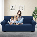 YSTYLE Stretch 2 Seater Sofa Cover with Armrests Geometric Jacquard Pattern-YSTYLE