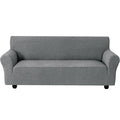Ystyle Stretch 3 Seater Sofa Cover Jacquard Geometric Pattern-YSTYLE