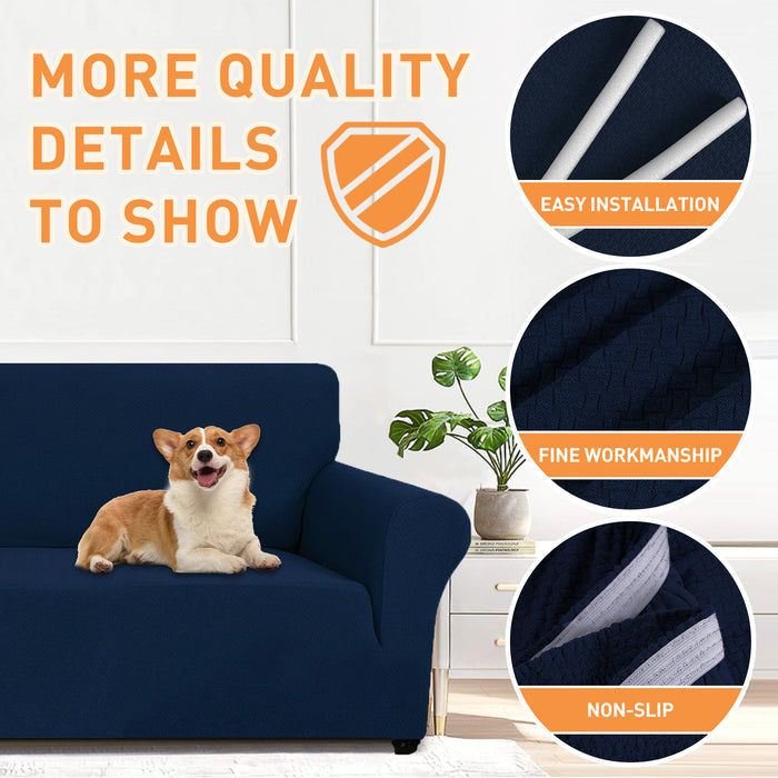 YSTYLE Stretch 4 Seater Sofa Cover Jacquard Anti-Slip