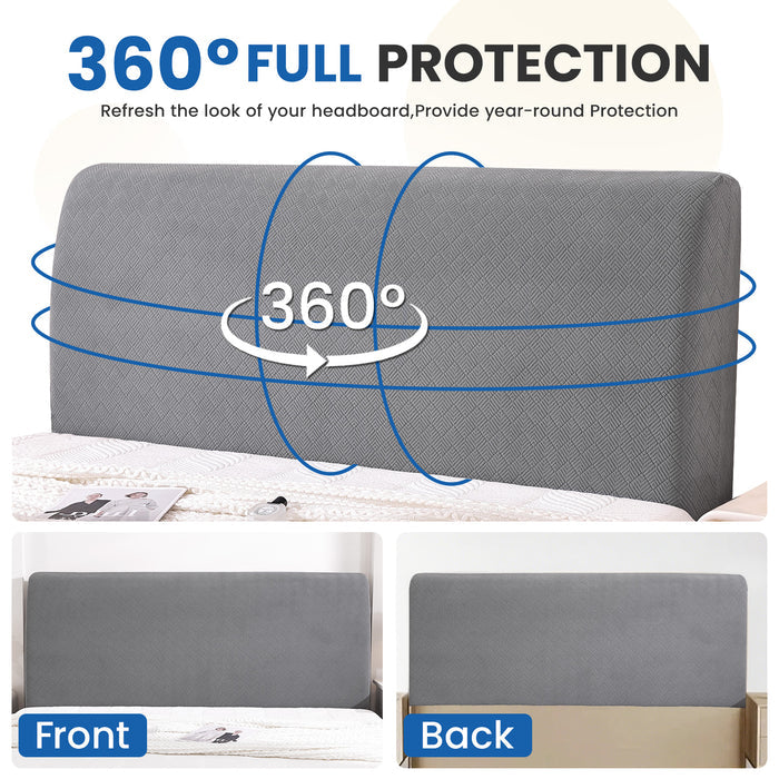 Ystyle Stretch Headboard Cover 200cm Single Bed Anti-Dust Polyester-YSTYLE