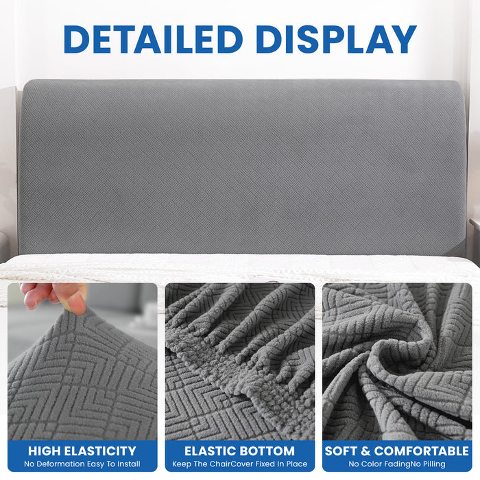 Ystyle Stretch Headboard Cover 200cm Single Bed Anti-Dust Polyester-YSTYLE